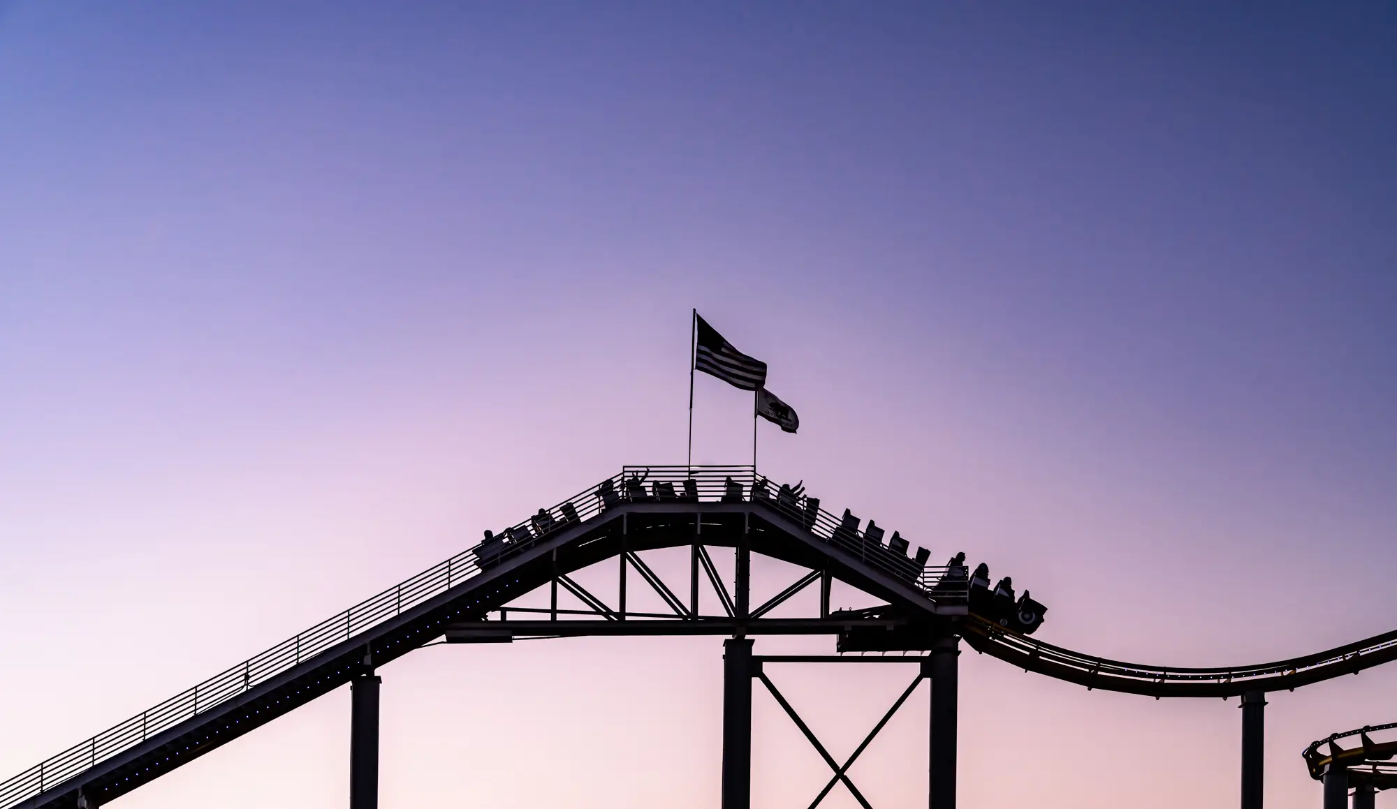 ilka mueller Night Streets Los Angeles Rollercoaster